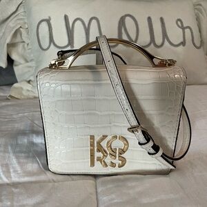 Michael Kors KORS embossed convertible crossbody purse